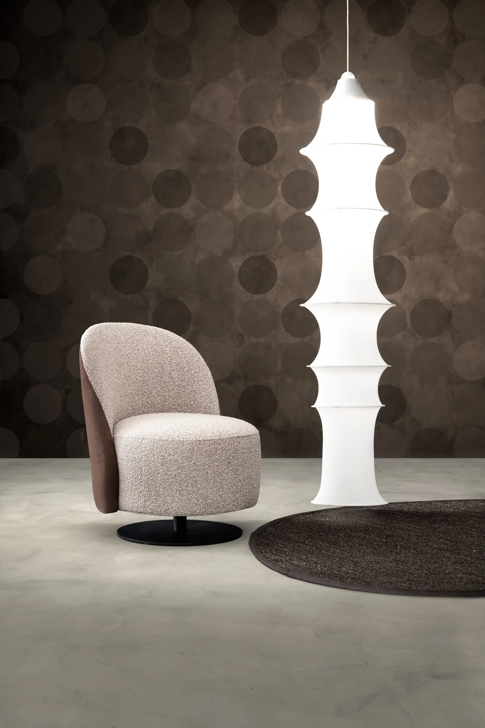 Fotoliu Ebe – Design minimalist și forme rotunjite